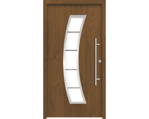 Splendoor Haustür HERMES Aluminium 1000x2100 mm Golden Oak DIN Links (nach innen öffnend) inkl. Beschlagset und Profilzylinder mit 6 Schlüssel Splendoor Haustür HERMES Aluminium 1000x2100 mm Golden Oak DIN Links (nach innen öffnend) inkl. Beschlagset und Profilzylinder mit 6 Schlüssel
