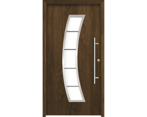 Splendoor Haustür HERMES Aluminium 1000x2100 mm Nussbaum DIN Rechts (nach innen öffnend) RC 2 inkl. Beschlagset und Profilzylinder mit 3 Schlüssel Splendoor Haustür HERMES Aluminium 1000x2100 mm Nussbaum DIN Rechts (nach innen öffnend) RC 2 inkl. Beschlagset und Profilzylinder mit 3 Schlüssel
