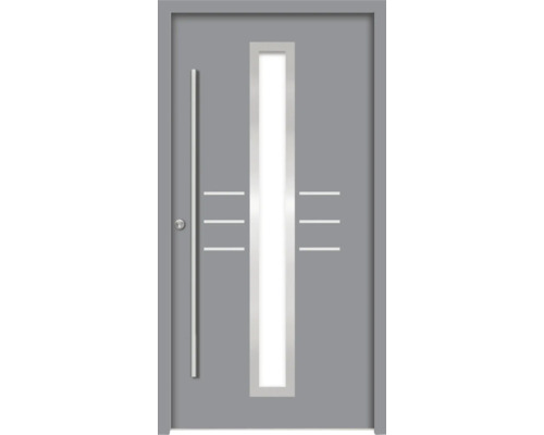 Splendoor Haustür HESTIA Aluminium 1000x2100 mm NCS S 6502-B (Grau) DIN Rechts (nach innen öffnend) inkl. Beschlagset und Profilzylinder mit 6 Schlüssel Splendoor Haustür HESTIA Aluminium 1000x2100 mm NCS S 6502-B (Grau) DIN Rechts (nach innen öffnend) inkl. Beschlagset und Profilzylinder mit 6 Schlüssel