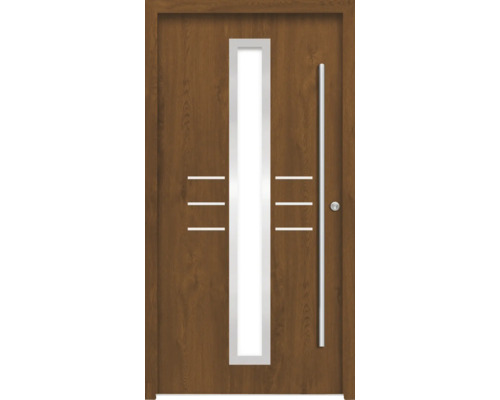 Splendoor Haustür HESTIA Aluminium 1100x2100 mm Golden Oak DIN Rechts (nach innen öffnend) inkl. Beschlagset und Profilzylinder mit 6 Schlüssel Splendoor Haustür HESTIA Aluminium 1100x2100 mm Golden Oak DIN Rechts (nach innen öffnend) inkl. Beschlagset und Profilzylinder mit 6 Schlüssel