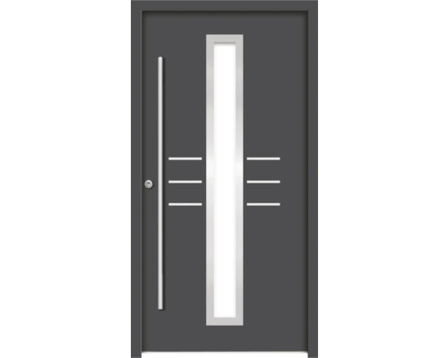 Splendoor Haustür HESTIA Aluminium 1000x2100 mm Anthrazitgrau DIN Links (nach innen öffnend) RC 2 inkl. Beschlagset und Profilzylinder mit 3 Schlüssel Splendoor Haustür HESTIA Aluminium 1000x2100 mm Anthrazitgrau DIN Links (nach innen öffnend) RC 2 inkl. Beschlagset und Profilzylinder mit 3 Schlüssel