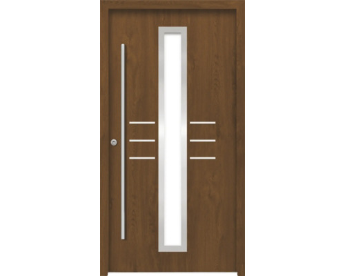 Splendoor Haustür HESTIA Aluminium 1100x2100 mm Golden Oak DIN Links (nach innen öffnend) RC 2 inkl. Beschlagset und Profilzylinder mit 3 Schlüssel Splendoor Haustür HESTIA Aluminium 1100x2100 mm Golden Oak DIN Links (nach innen öffnend) RC 2 inkl. Beschlagset und Profilzylinder mit 3 Schlüssel
