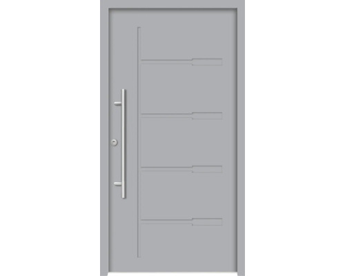 Splendoor Haustür ZEUS Aluminium 1000x2100 mm NCS S 6502-B (Grau) DIN Links (nach innen öffnend) inkl. Beschlagset und Profilzylinder mit 6 Schlüssel Splendoor Haustür ZEUS Aluminium 1000x2100 mm NCS S 6502-B (Grau) DIN Links (nach innen öffnend) inkl. Beschlagset und Profilzylinder mit 6 Schlüssel