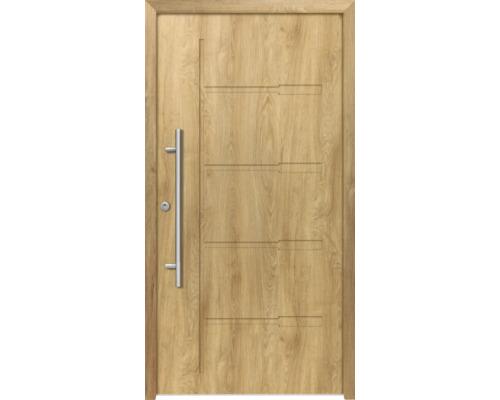 Splendoor Haustür ZEUS Aluminium 1100x2100 mm Eiche DIN Rechts (nach innen öffnend) RC 2 inkl. Beschlagset und Profilzylinder mit 3 Schlüssel Splendoor Haustür ZEUS Aluminium 1100x2100 mm Eiche DIN Rechts (nach innen öffnend) RC 2 inkl. Beschlagset und Profilzylinder mit 3 Schlüssel