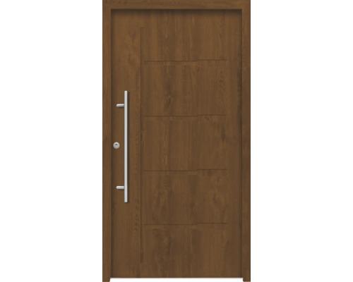 Splendoor Haustür ZEUS Aluminium 1000x2100 mm Golden Oak DIN Rechts (nach innen öffnend) RC 2 inkl. Beschlagset und Profilzylinder mit 3 Schlüssel Splendoor Haustür ZEUS Aluminium 1000x2100 mm Golden Oak DIN Rechts (nach innen öffnend) RC 2 inkl. Beschlagset und Profilzylinder mit 3 Schlüssel