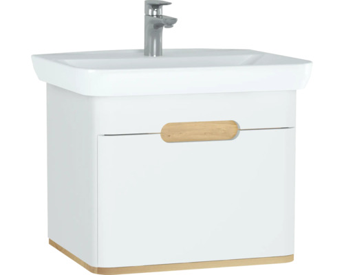 Waschtischunterschrank mit Waschbecken und Armatur