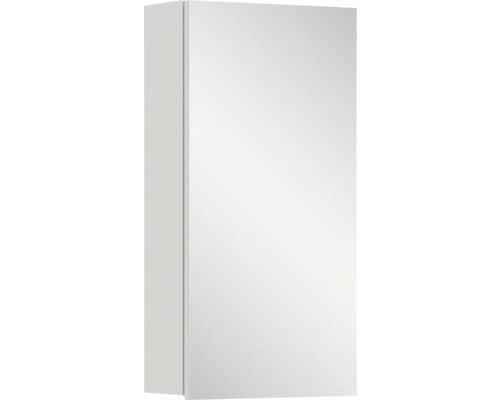 Xonox.home Spiegelschrank Vira 38 x 18 x 77 cm weiß 1-türig Weißer Spiegelschrank für das Badezimmer