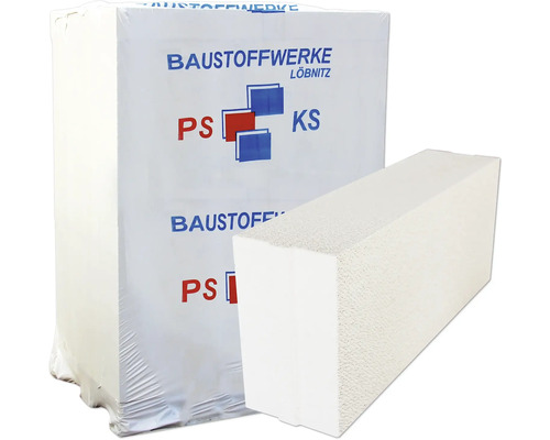 Porenbeton Planstein PP2-0,35 600 mm x 150 mm x 249 mm, Pal = 60 St