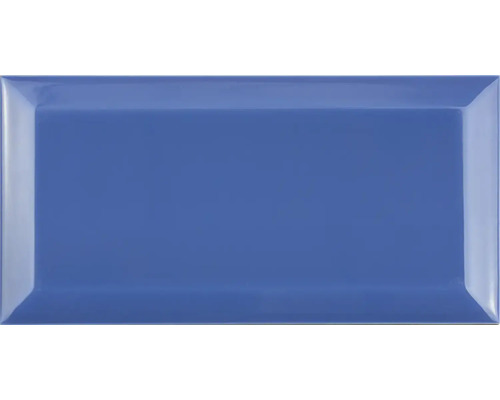 Blaue Keramikfliese