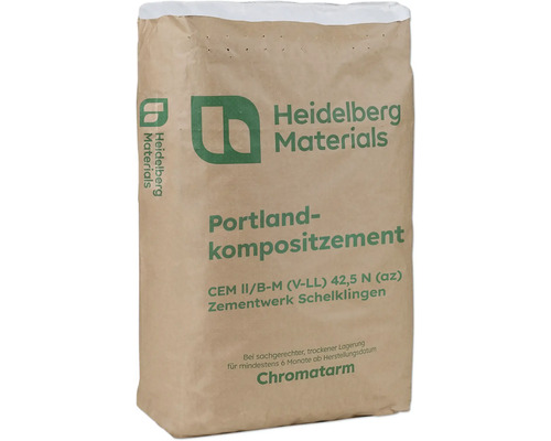 Portlandkompositzement CEM II/B-M (V-LL) 42,5 N 25 kg Portlandkompositzement CEM II/B-M (V-LL) 42,5 N 25 kg