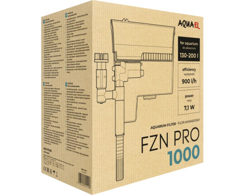 Aquael FZN PRO 1000 Aquarium Filter Verpackung