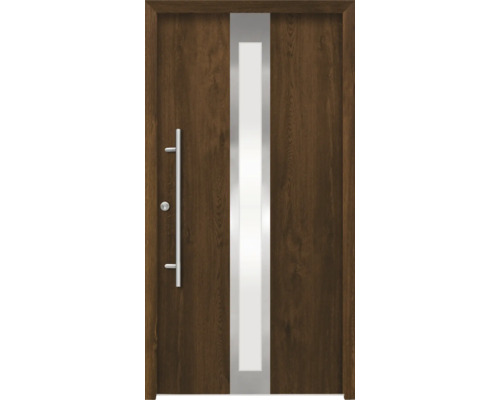 Splendoor Haustür ATHENE Aluminium 1000x2100 mm Nussbaum DIN Links (nach innen öffnend) inkl. Beschlagset und Profilzylinder mit 6 Schlüssel Splendoor Haustür ATHENE Aluminium 1000x2100 mm Nussbaum DIN Links (nach innen öffnend) inkl. Beschlagset und Profilzylinder mit 6 Schlüssel