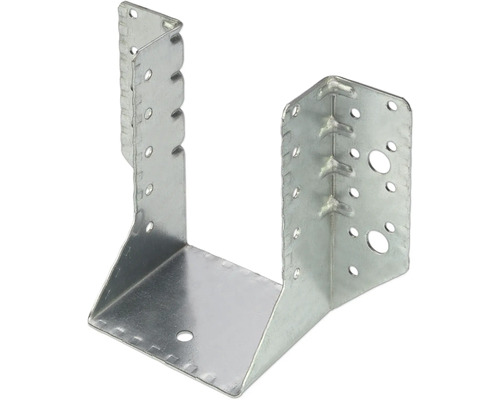 Balkenschuh aus Metall mit Löchern zur Befestigung