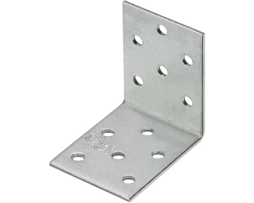Winkelverbinder aus Metall mit Löchern