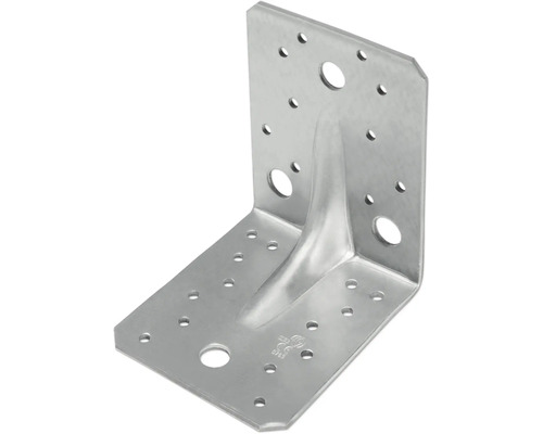 Winkelverbinder aus Metall mit Löchern für Schrauben
