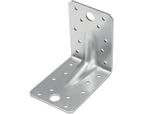 Winkelverbinder aus Metall mit Löchern für Schrauben oder Nägel