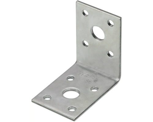Winkelverbinder aus Metall mit mehreren Löchern