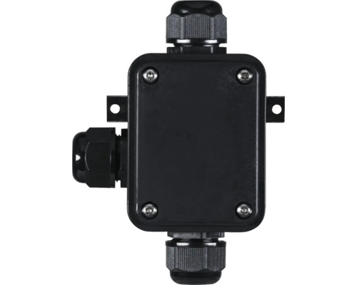 Abzweigdose aus Kunststoff mit drei Abgängen