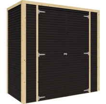 Gartenhaus Bertilo Cubico 1 Fineline 208 x 111 cm schwarz