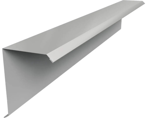 PRCIT Kantenwinkel H12 Weißaluminium RAL 9006 2000 mm x 111 mm x 0,4 mm Metalwinkelprofil