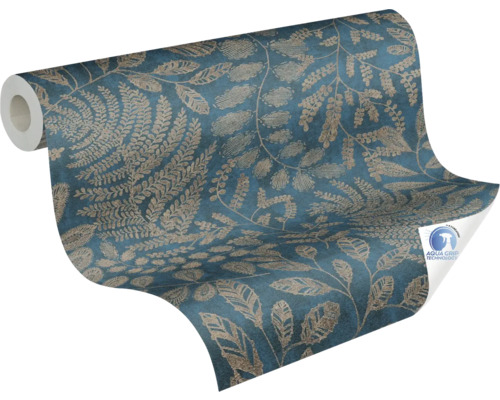 Tapetenrolle mit Blattmuster