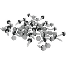 Mehrere Bohrschrauben mit Dichtscheibe