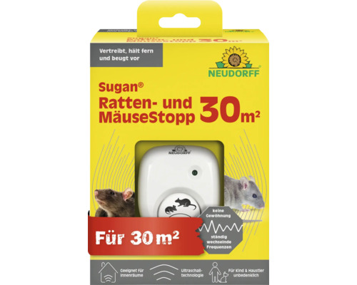 Sugan Ratten und Mäuse Stopp für Innenräume bis 30 Quadratmeter