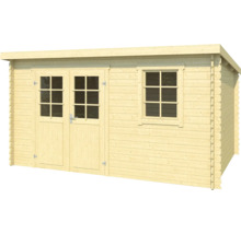 Gartenhaus aus Holz mit Doppeltür und Fenster