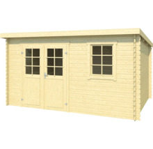 Gartenhaus aus Holz mit Doppeltür und Fenster