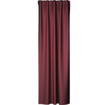 Burgunderroter Vorhang zur Fensterdekoration