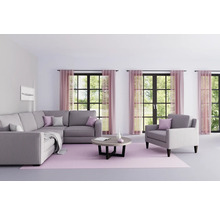 Vorhang mit Gardinenband Oskar rose 140x245 cm