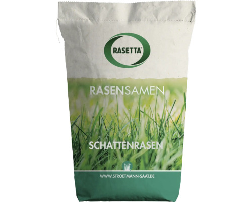 Rasensamen für Schattenrasen in einer Verpackung