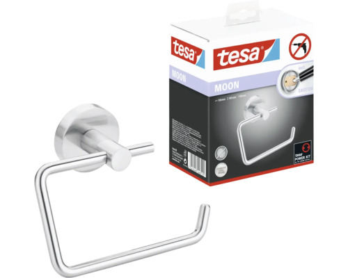 Tesa Moon Toilettenpapierhalter aus Edelstahl mit Verpackung