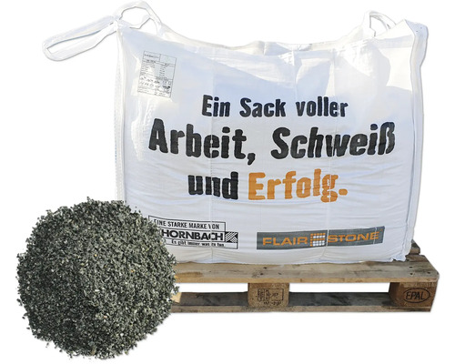 FLAIRSTONE Big Bag Splitt 1 mm - 3 mm ca. 630 mm - 700 kg = 0,5 cbm Big Bag Kies auf Palette