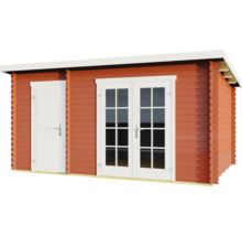 Holzgartenhaus mit Doppeltür und Seitentür