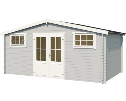 Gartenhaus mit Doppeltür und Fenstern