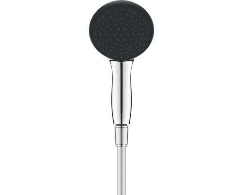 Handbrause mit runder Brausekopffläche für Duschen
