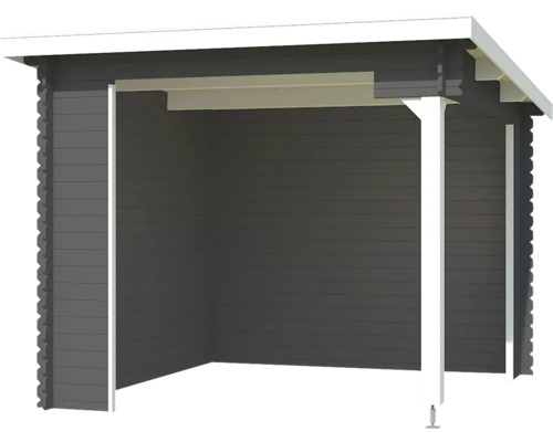 Holzgarage zur Aufbewahrung von Gartengeräten und -möbeln