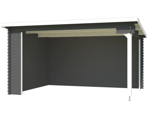 Holzunterstand für den Garten