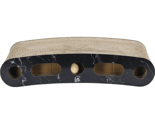 Katzenkratzmöbel mit Spielball und Marmoroptik