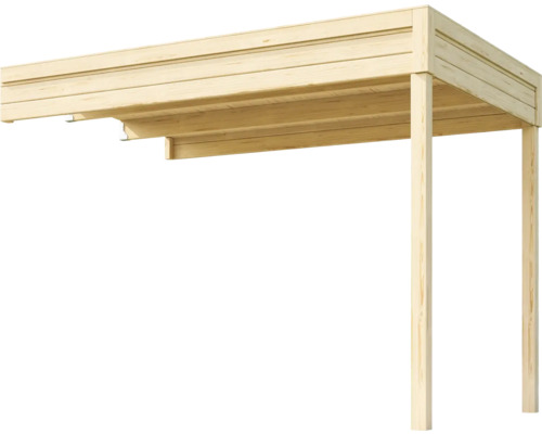 Holzcarport mit Pfosten