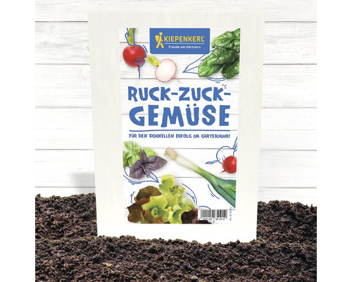 Kiepenkerl Ruck-Zuck-Gemüse Saatgutpackung für den Garten