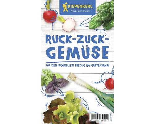 Kiepenkerl Ruck-Zuck-Gemüse Samenpackung für den schnellen Erfolg im Gartenjahr