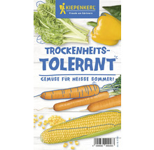 Kiepenkerl Logo, samenstelling van groenten, label droogtetolerant voor hete zomers