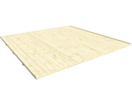 Holzbodenplatte für Gartenhaus