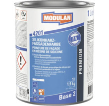 Dose Silikonharz Fassadenfarbe, 1 Liter, Base 2