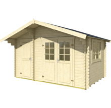 Gartenhaus aus Holz mit Fenster und Doppeltür