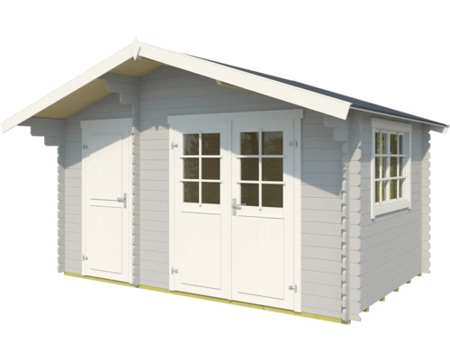 Gartenhaus aus Holz mit Fenster und Doppeltür