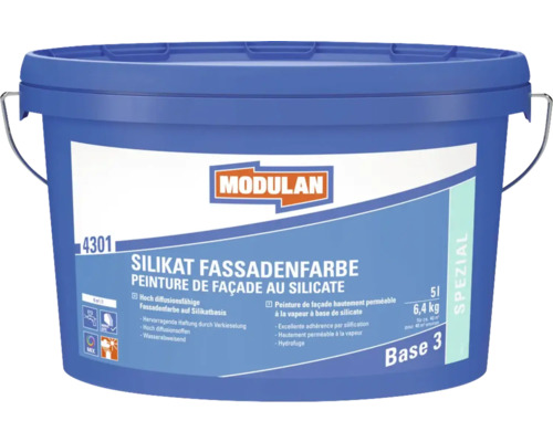 MODULAN 4301 Silikat Fassadenfarbe Mineralfarbe im Wunschfarbton mischen lassen-0