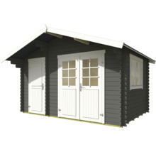 Gartenhaus aus Holz mit Fenster und Doppeltür